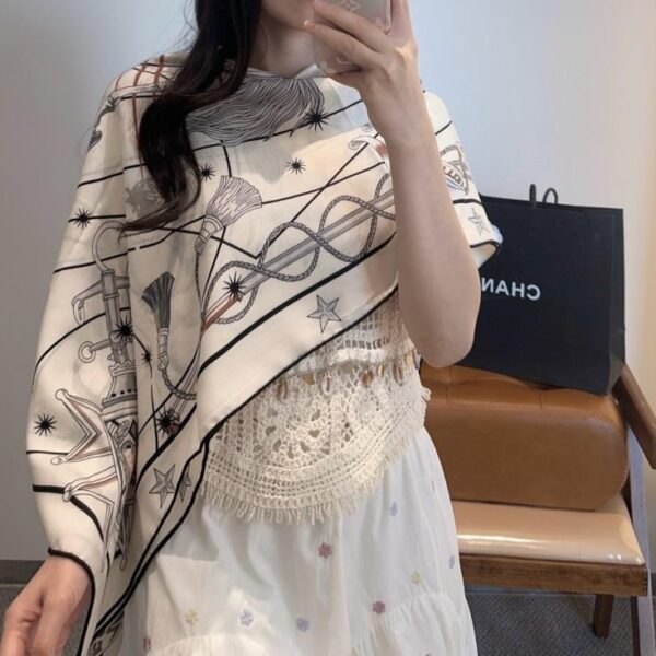 Hermès Starry Night Chorus Double-sided Tone Velvet (NTAOW)