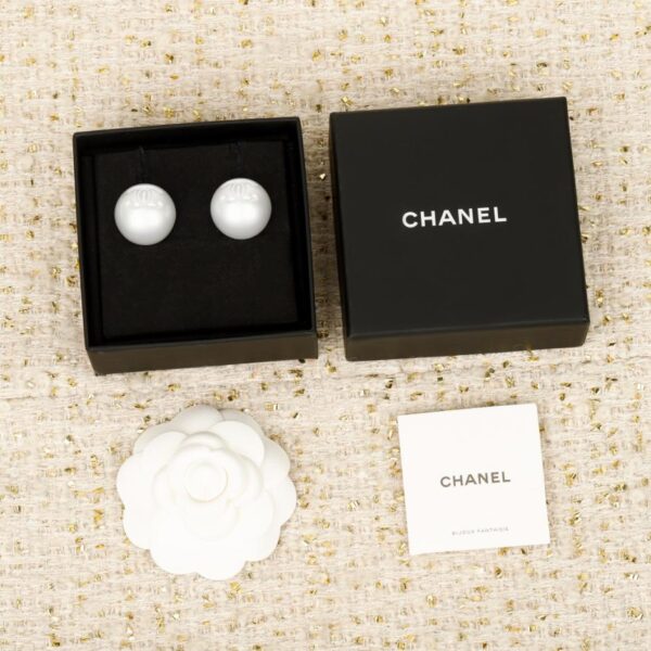 Counter / 【Chanel Medium Pearl Stud Earrings】(BZAIQ)