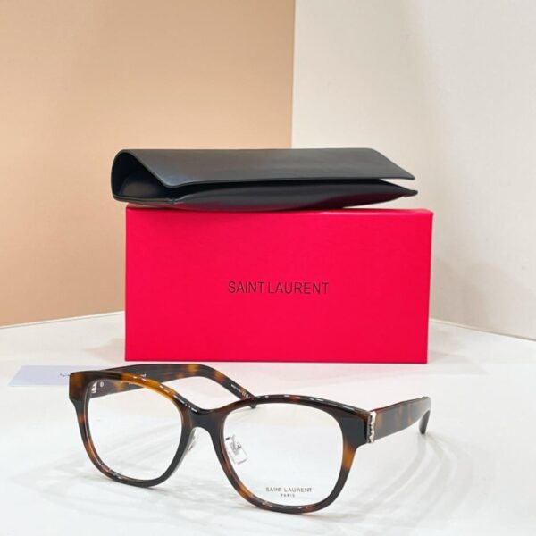 SAINT LAURENT eyeglass frames, model SL M169F (YH35T4), can be fitted with prescription lenses.
