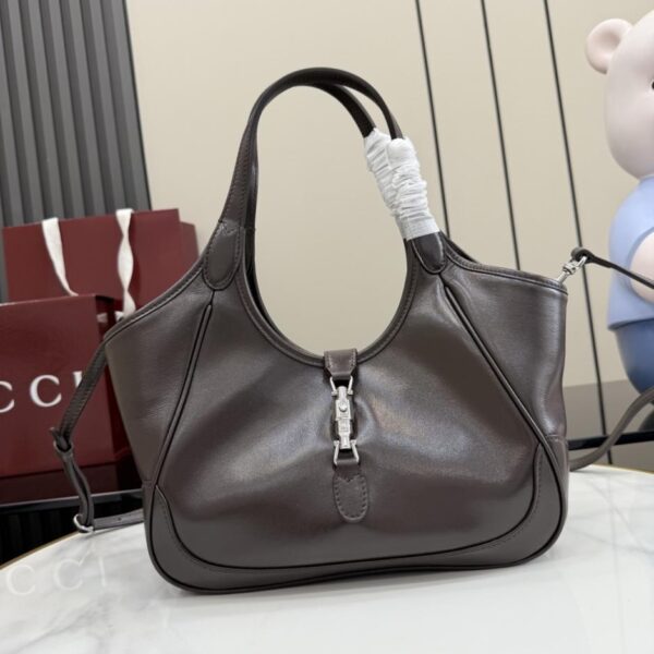 Gucci brown soft leather tote bag (VC7WE6)