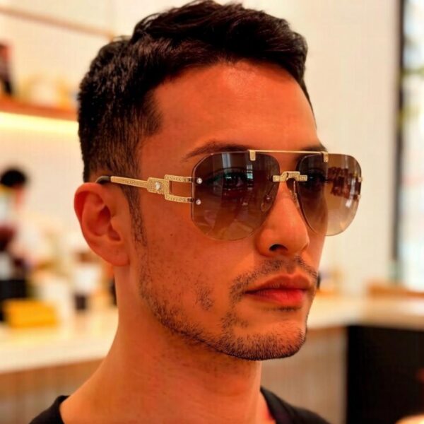 VERSACE European and American style fashionable sunglasses, men's glasses, men's sun visors (GNER8Q)